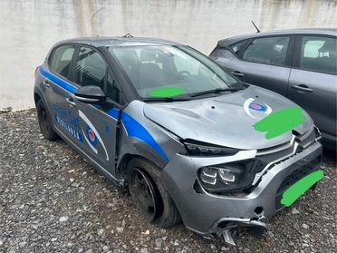 Citroen C3 2022 incidentata sinistrata
