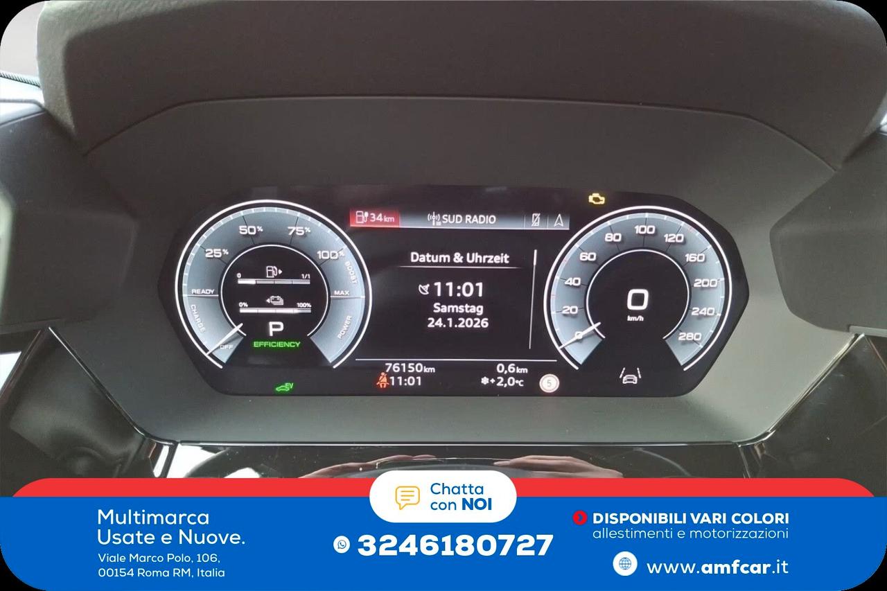 Audi A3 SPB 40 TFSI e S tronic S LINE