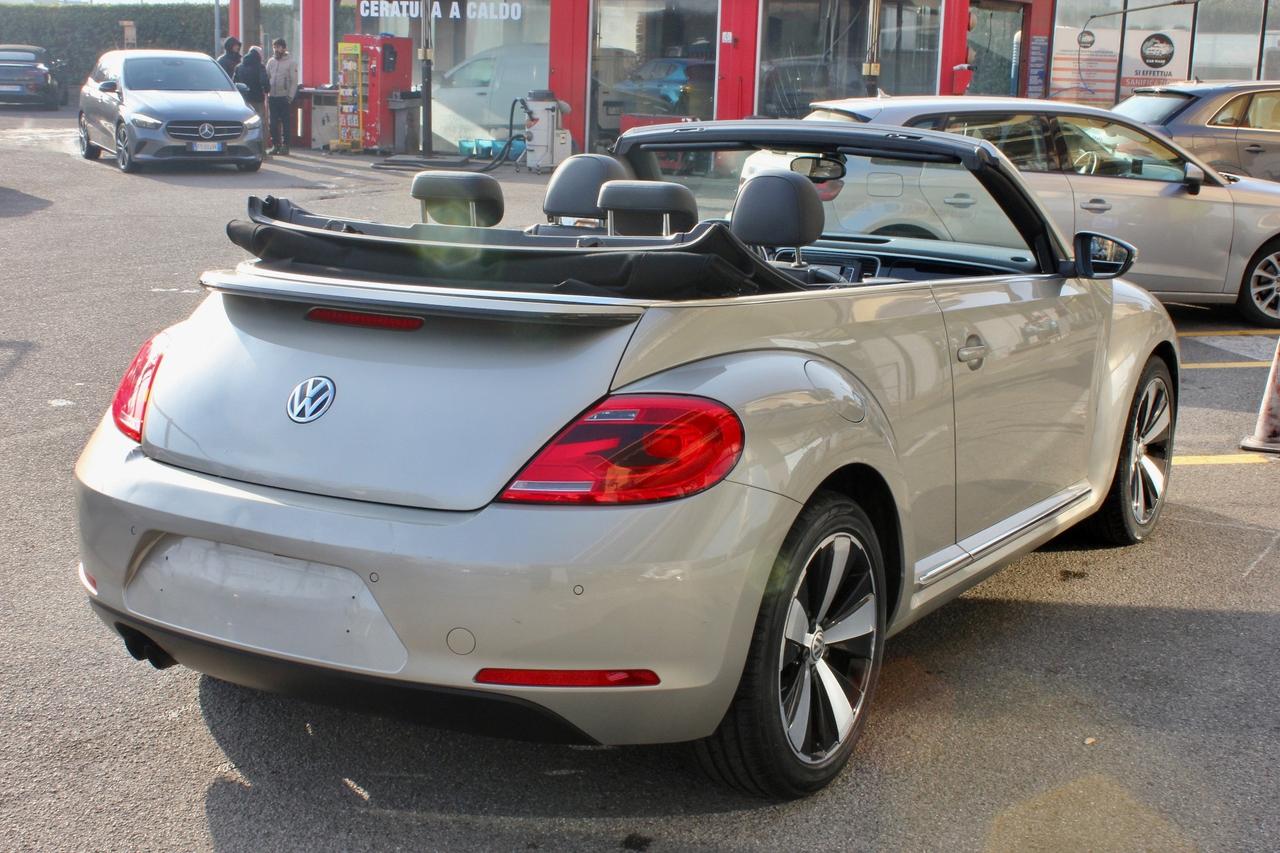 Volkswagen Maggiolino 1.4 tsi DSG cabrio 160cv fullled navy pelle traforata