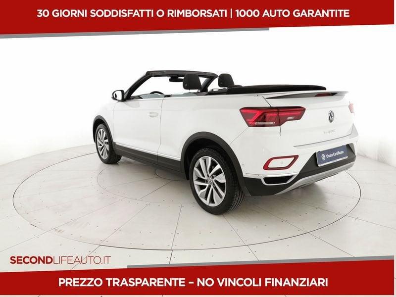 Volkswagen T-Roc 2022 Cabriolet Cabriolet 1.0 tsi Style 110cv