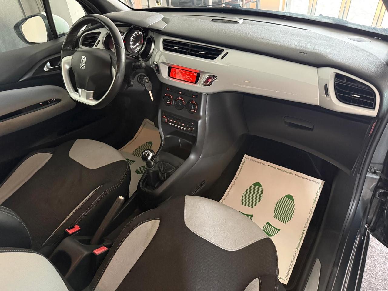 Citroen DS3 1.4 HDi 70 JUST BLACK OK NEOPATENTATI