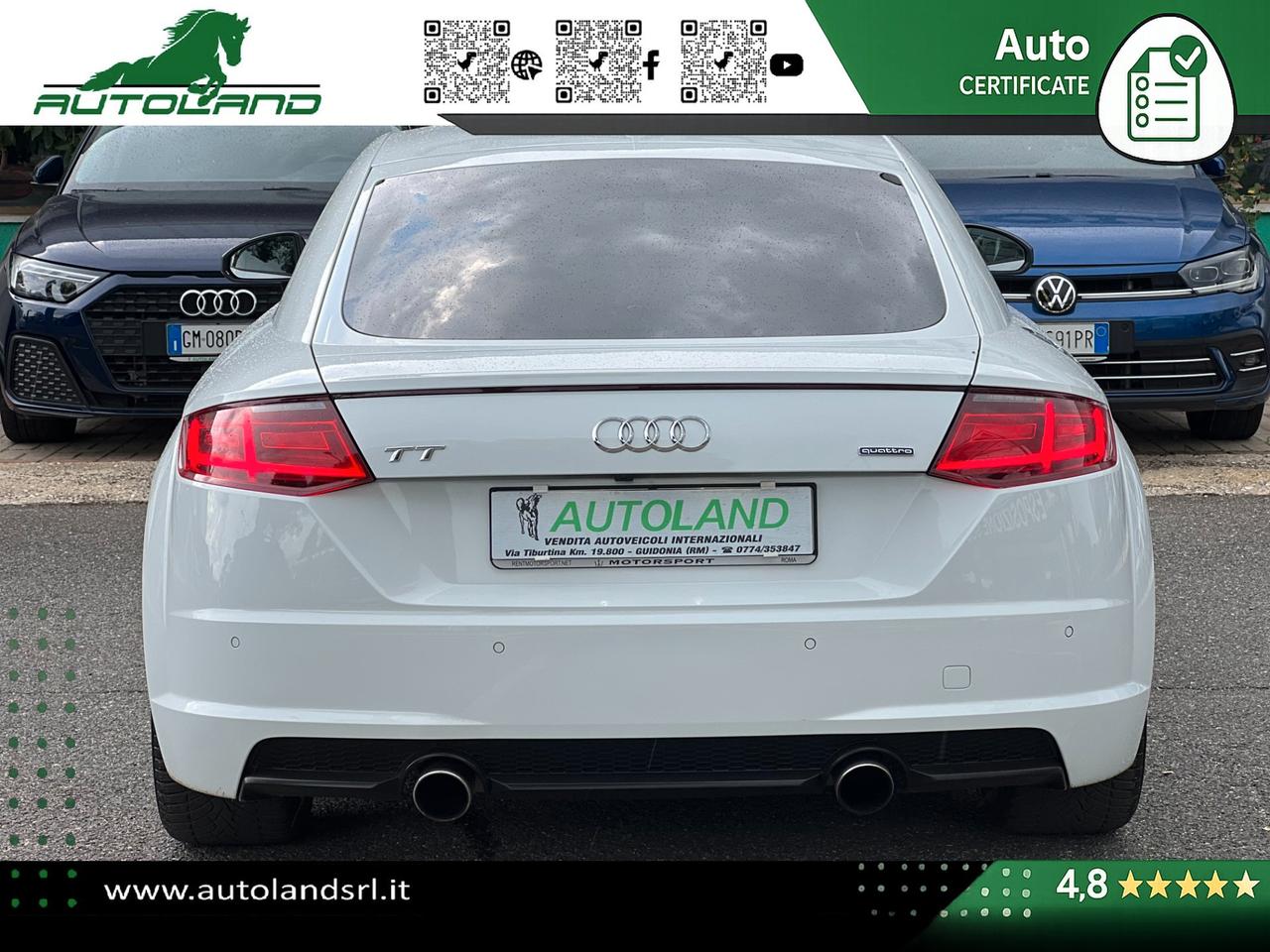 Audi TT Coupe 2.0 tfsi S line QUATTRO REVO Stage 3 - B&O - Matrix - MMI Plus - Retrocamera