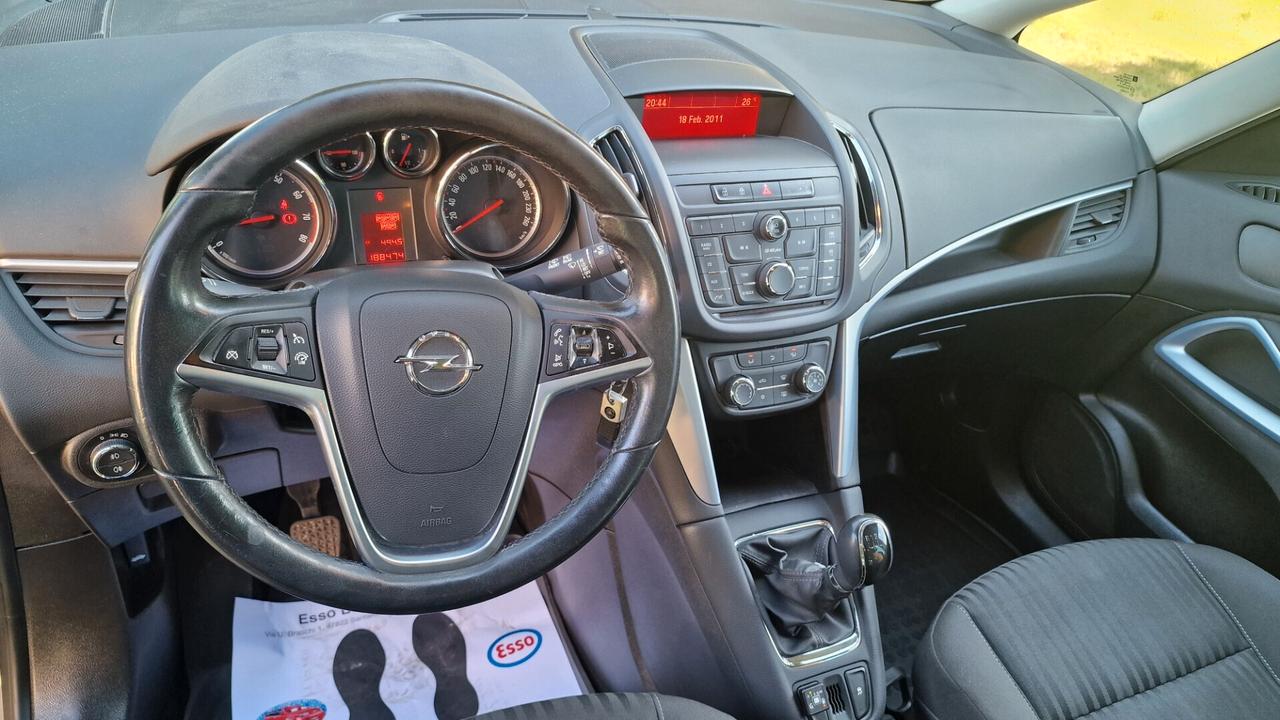 Opel Zafira Tourer 1.4 Turbo GPL 7 POSTI GANCIO