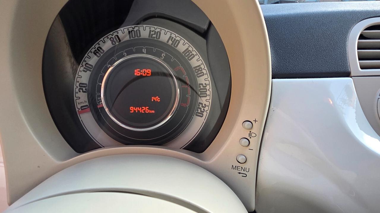 Fiat 500 1.2 GQ interni pelle