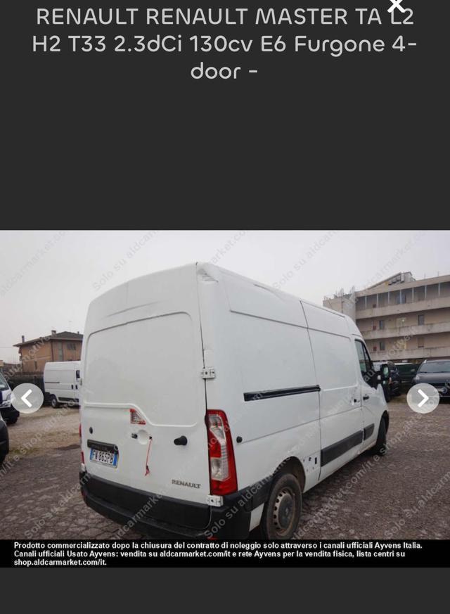 RENAULT Master T33 2.3 dCi/130 PM-TA MOLTO BRUTTO!