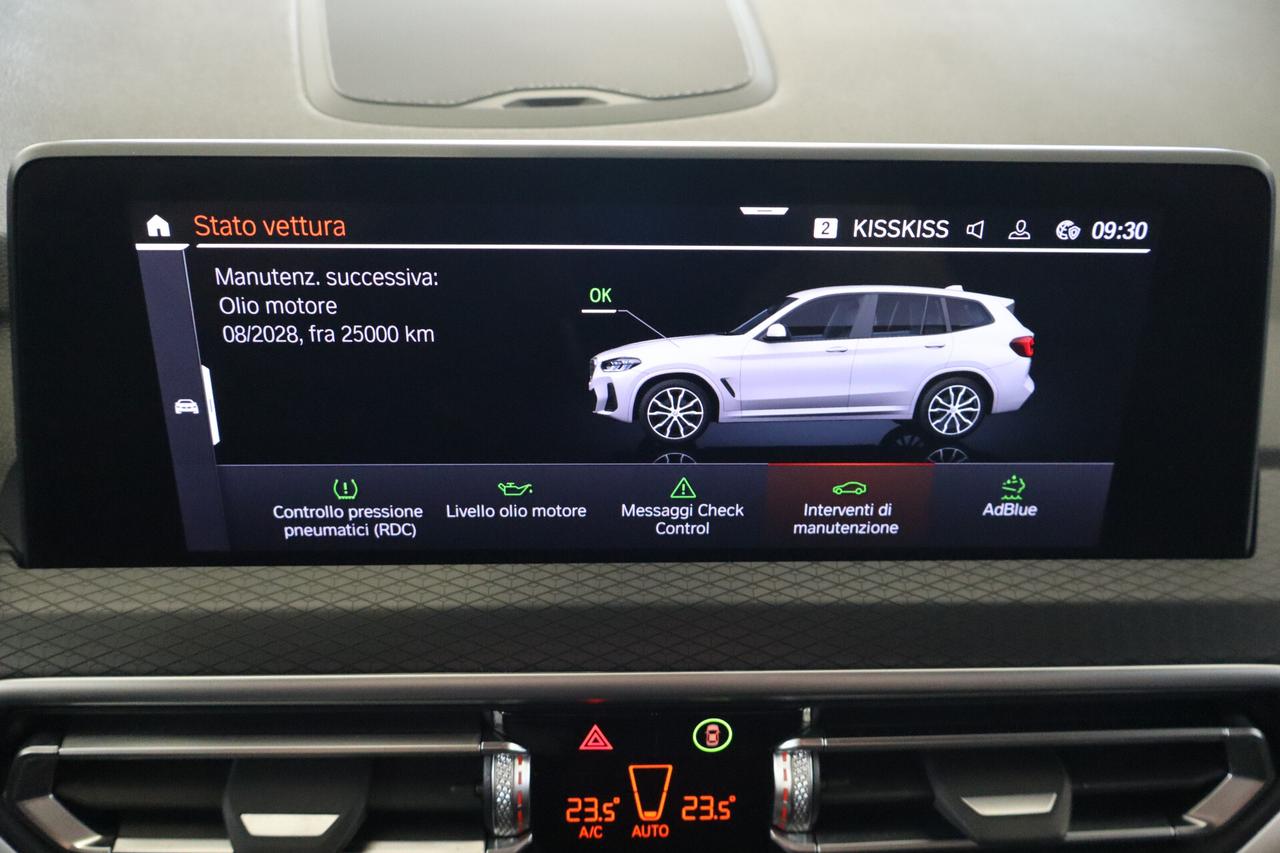 BMW X3 XDRIVE 20d MHEV 48 v MSPORT STEPTRONIC