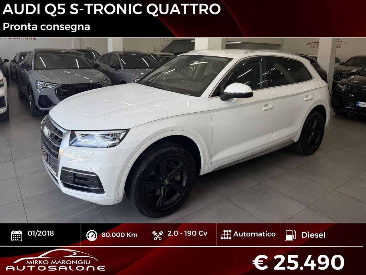 Audi Q5 2.0 190 CV quattro S tronic Sport FINANZIABILE