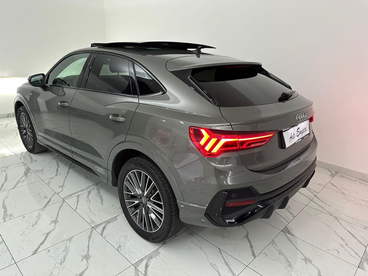 AUDI Q3 SPORTBACK 3X S-LINE TETTO/LUCI AMBIENTE/360