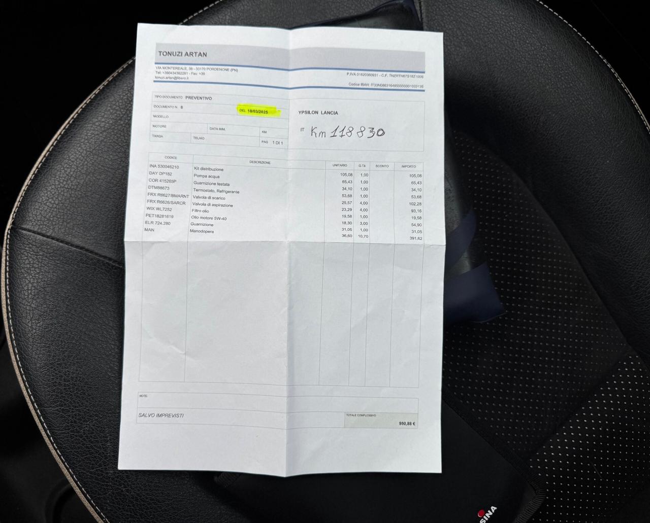 Lancia Ypsilon 1.4 GPL Neopatentati