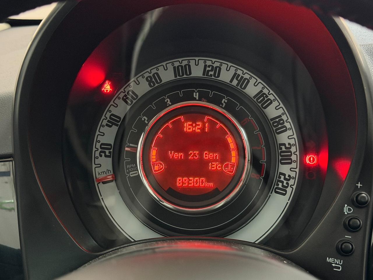 Fiat 500 1.2 Lounge 69cv CLIMAAUT/SENSORI/PELLE