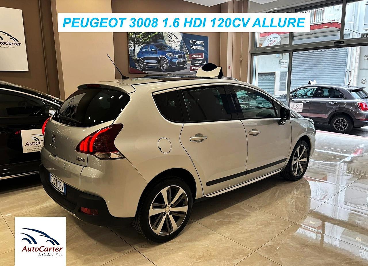 Peugeot 3008 1.6 HDI 120CV **TETTO** PERFETTA