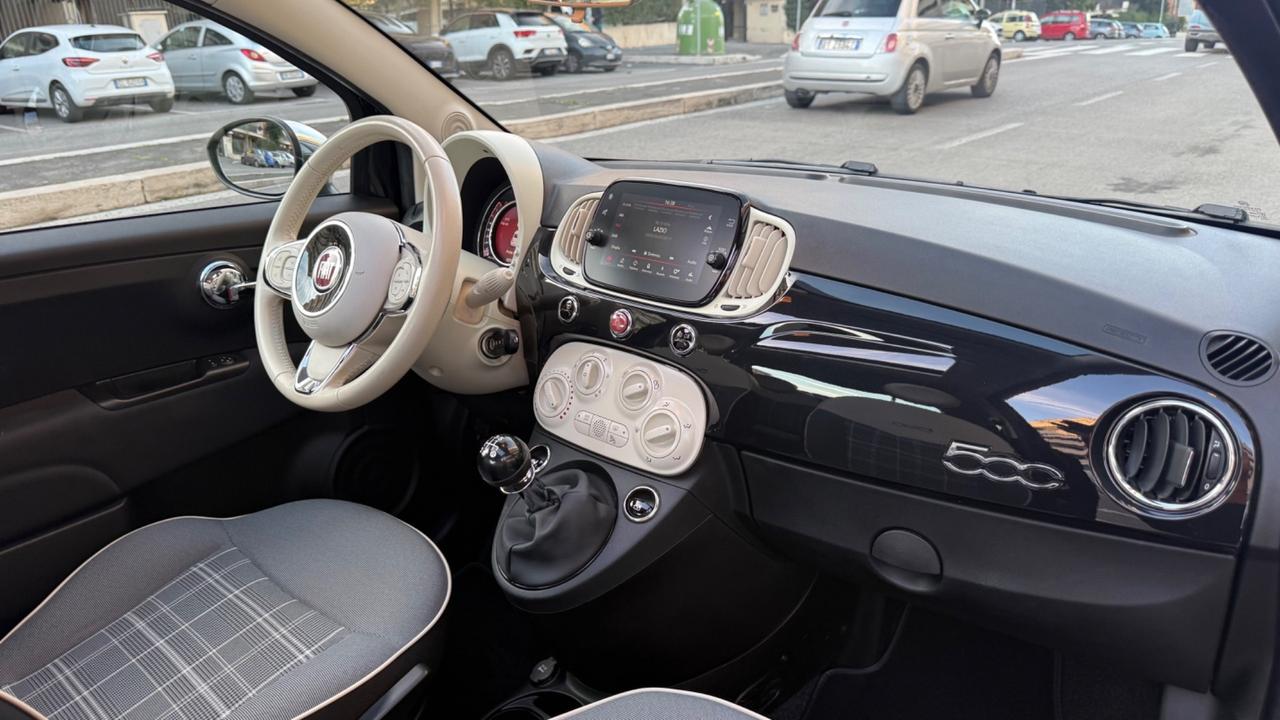 Fiat 500 1.2 Mirror LED PDC CAR PLAY TETTO APRIBILE NAVI PELLE CERCHI 15