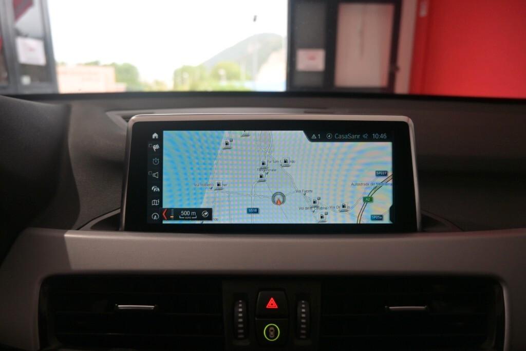BMW X1 16D 115CV 6M. S-DRIVE BUSINESS ADVANTAGE ( FARI LED - CRUISE - NAVI - PARK ASSISTANT - TELECAMERA POST. )