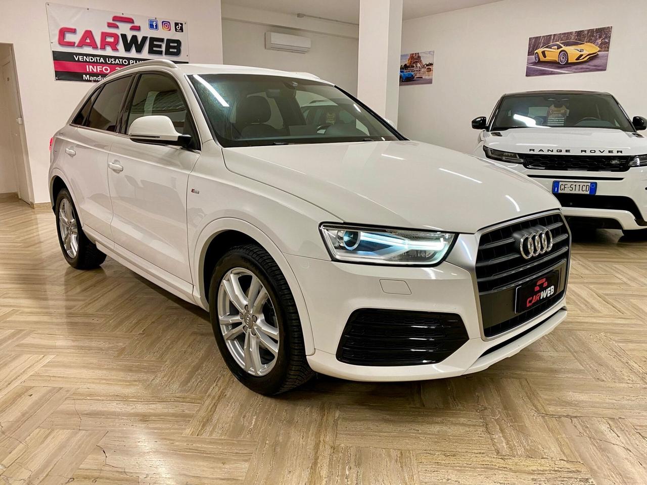 AUDI Q3 S-LINE 2.0 TDI NAVY LED Cam 2017