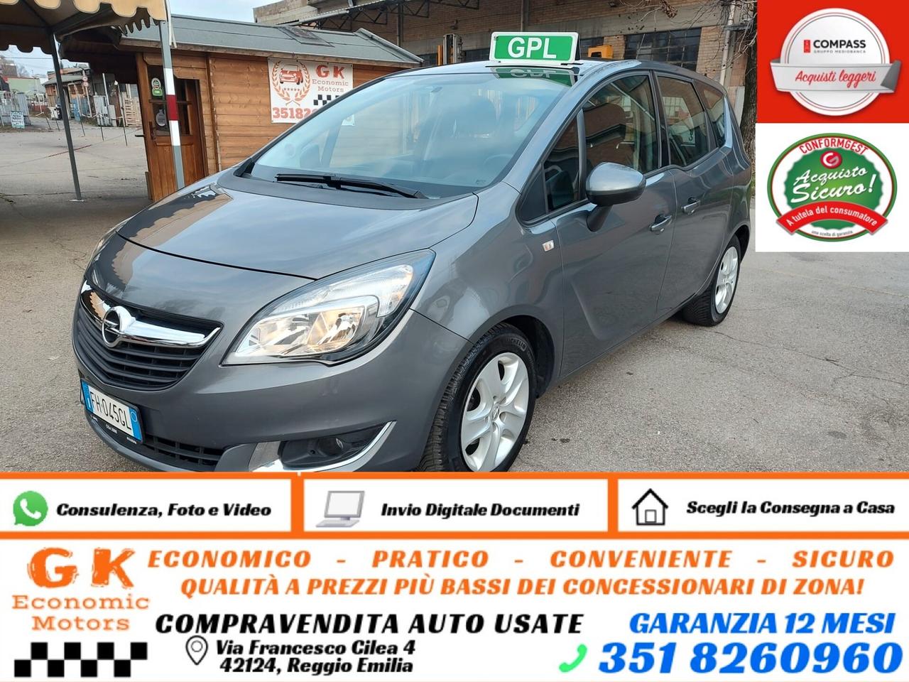 Opel Meriva 1.4 Turbo 120CV GPL Tech Advance, GARANZIA L.12 MESI