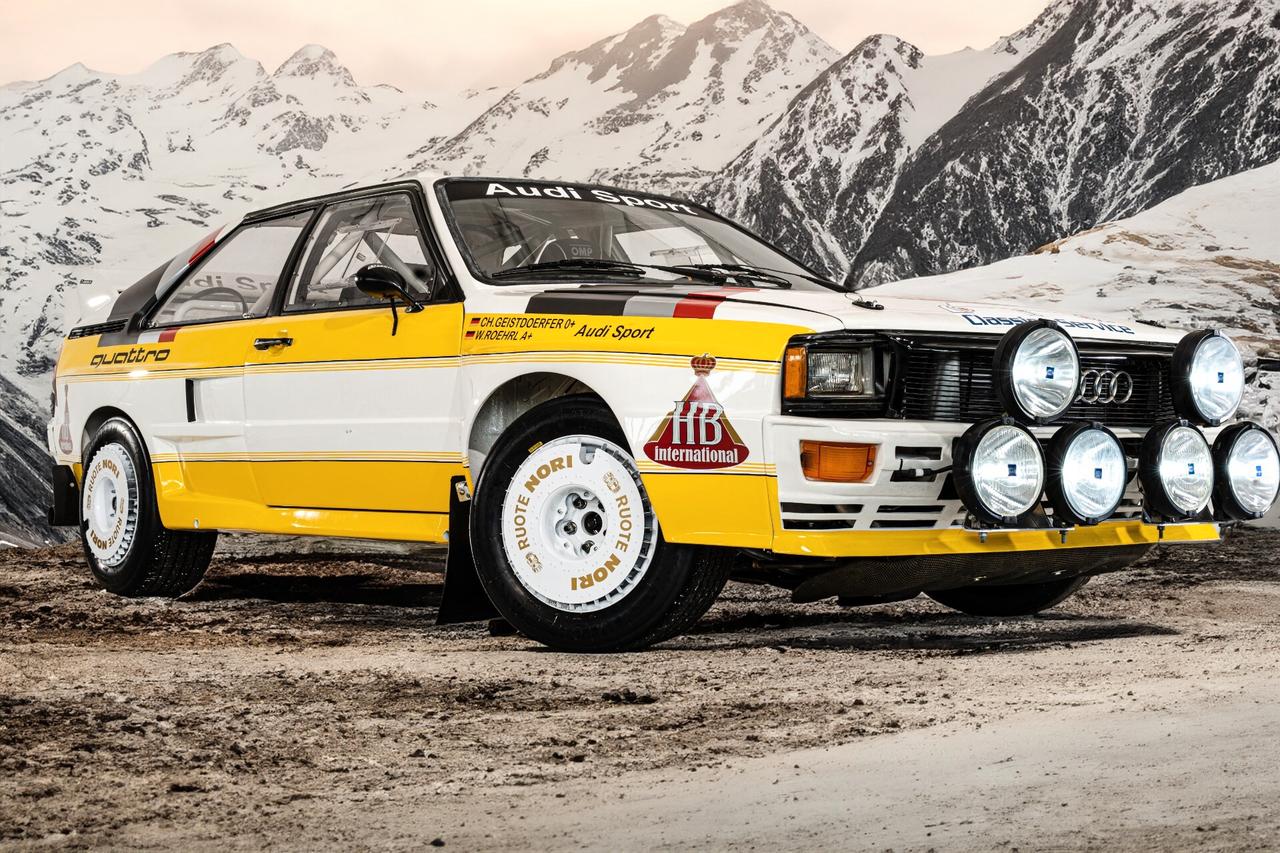 Audi QUATTRO 2.1 turbo RALLY GRUPPO B. RICREATION NEU FICHES & HTP