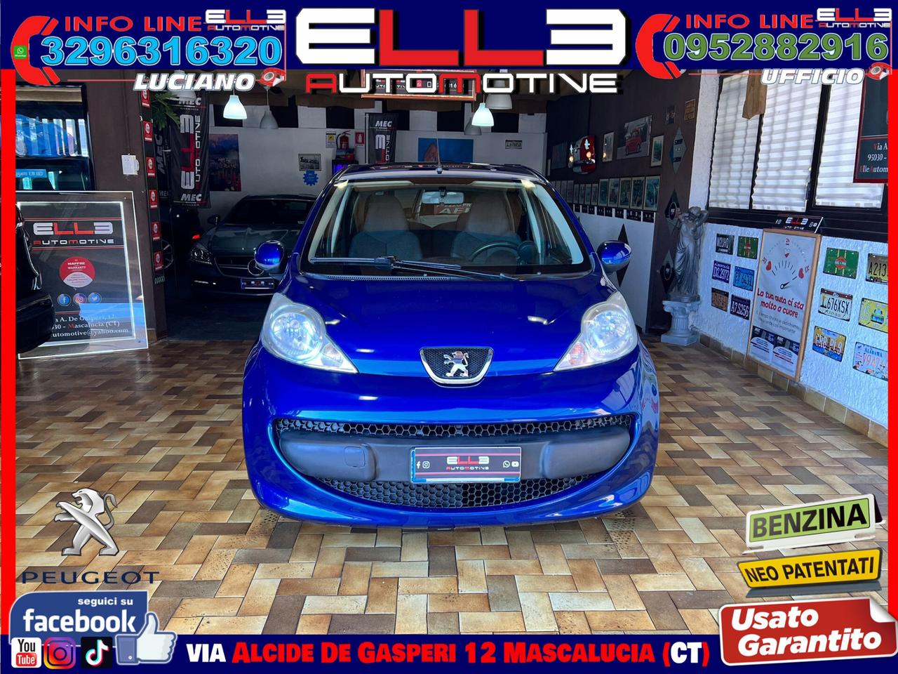 Peugeot 107 1.0 68CV 5p. NEOPATENTATO