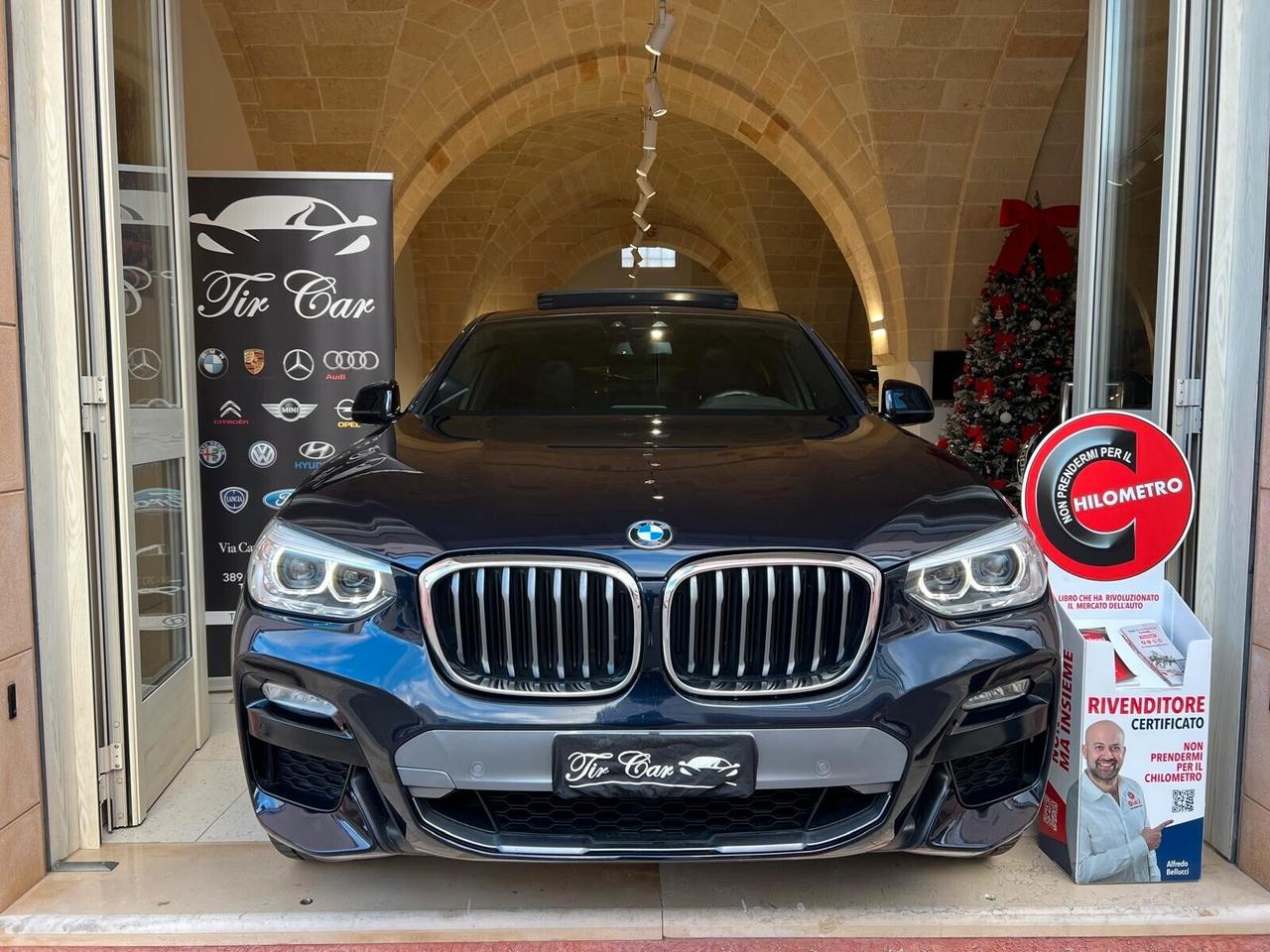 BMW X4 M-SPORT X 2.0 X-DRIVE 190CV TETTO PELLE NAVI ANNO 2019