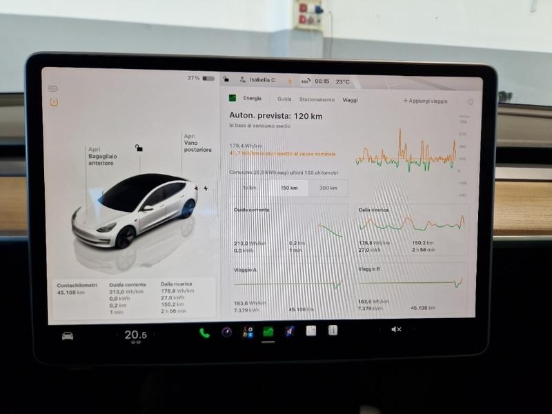 TESLA MODEL 3 50 KWH RWD 4 PORTE BERLINA