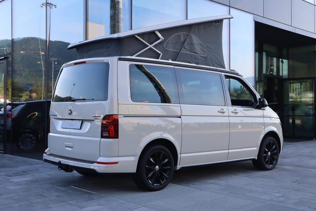 Volkswagen T6.1 CALIFORNIA BEACH 4 MOTION 2.0 TDI 150 CV DSG TETTO SOLLEVABILE GANCIO 7 POSTI WEBASTO