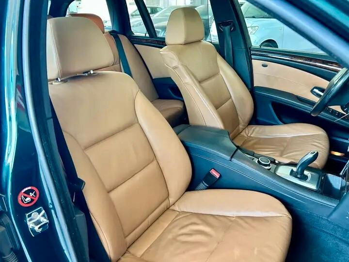 Bmw 530i Touring xdrive *VERDE PROFONDO* *GARANZIA* *PELLE TOTALE DAKOTA MARRONE*