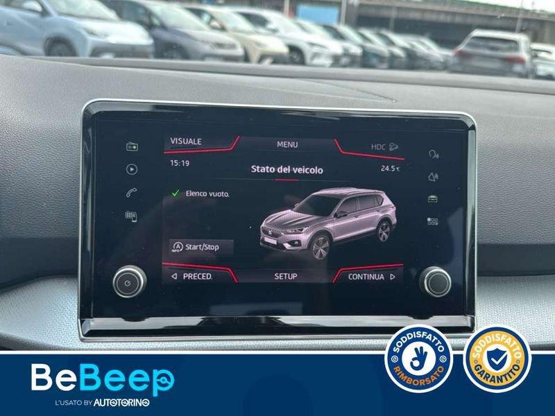 SEAT Tarraco 2.0 TDI STYLE 4DRIVE 150CV DSG