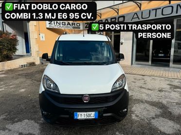 FIAT DOBLO CARGO 1.3 MJ 95 CV. E6 AUTOCARRO 5 POSTI