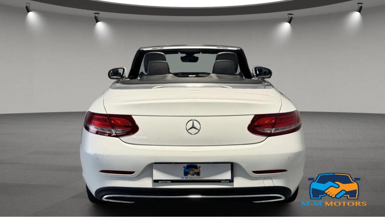 Mercedes C 220 D Sport 9G-Tronic Plus Cabrio TAGLIANDI MERC