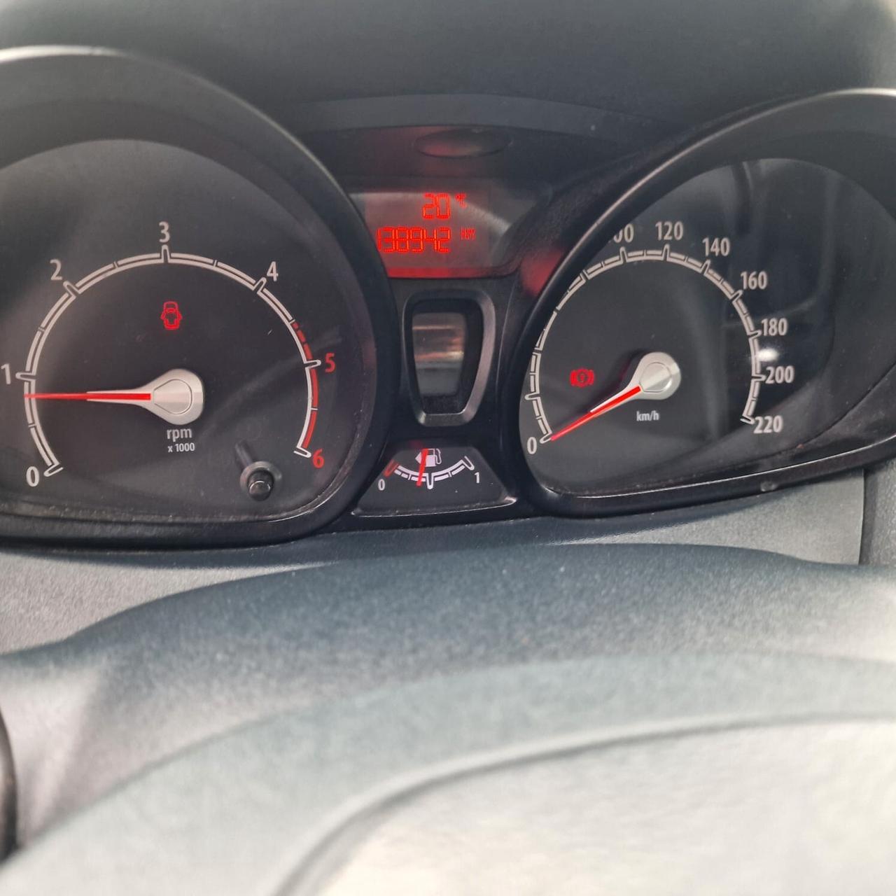 Ford Fiesta 1.4 TDCi 70CV 5p. UNICO PROPRIETARIO 138MILA KM