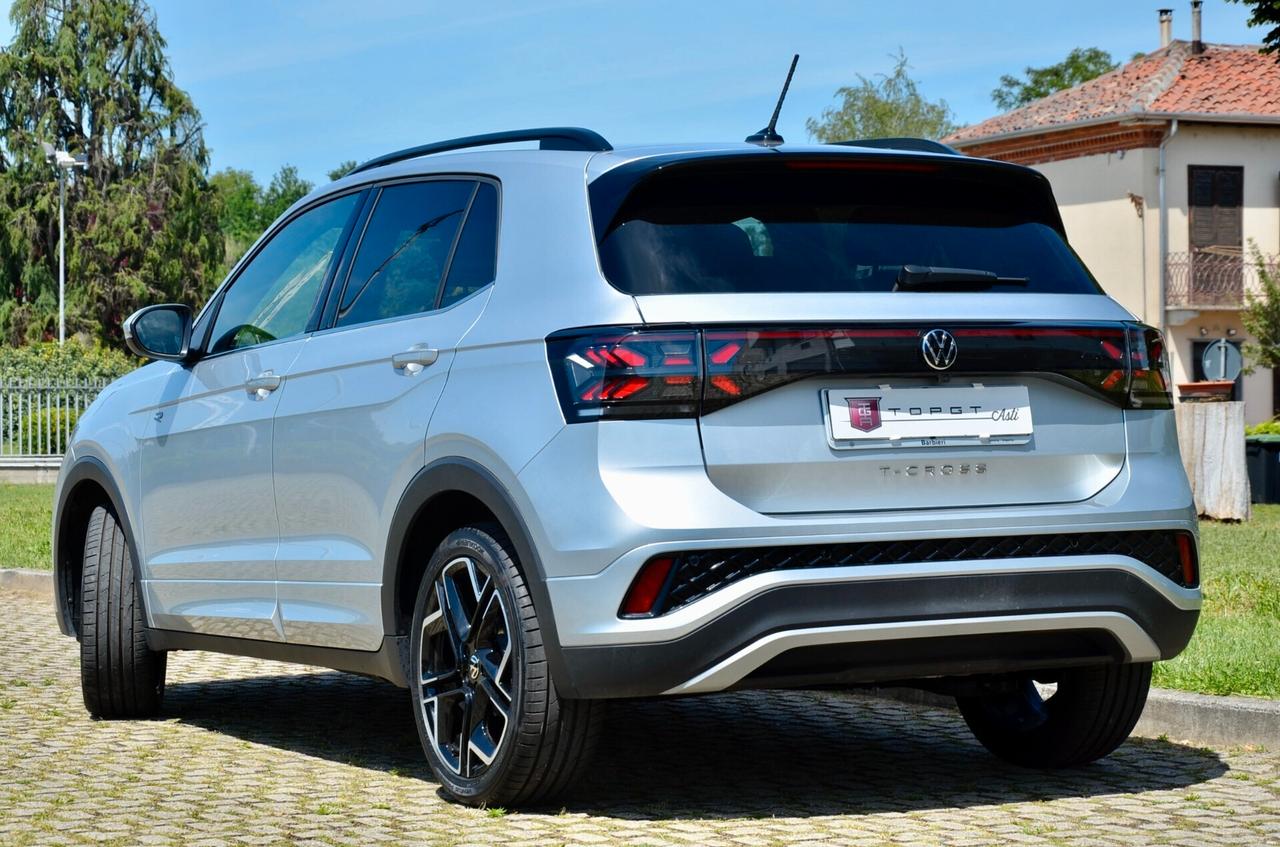 VW T-CROSS 1.0 TSI R-LINE 115cv DSG, UNICOPROPRIETARIO, GARANZIA UFF VW, EURO 6E, AUTO PARI AL NUOVO, UFF ITALIANA, IQ LED, PERMUTE