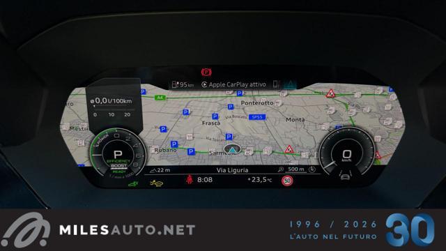 AUDI A3 40 TFSIe plug-in 140 km autonomia SONOS ACC