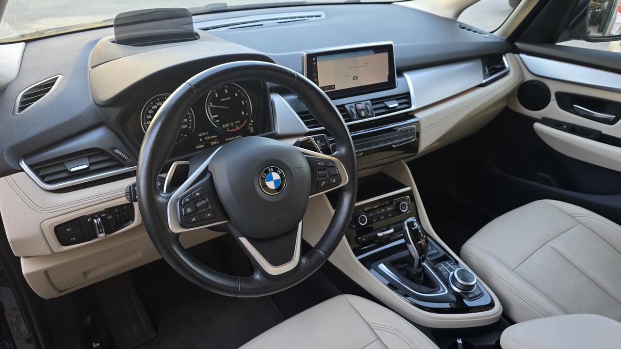 BMW 220D TOURER 2.0 LUXURY X-DRIVE 190CV - FARI FULL LED, PELLE, HEAD UP DISPLAY