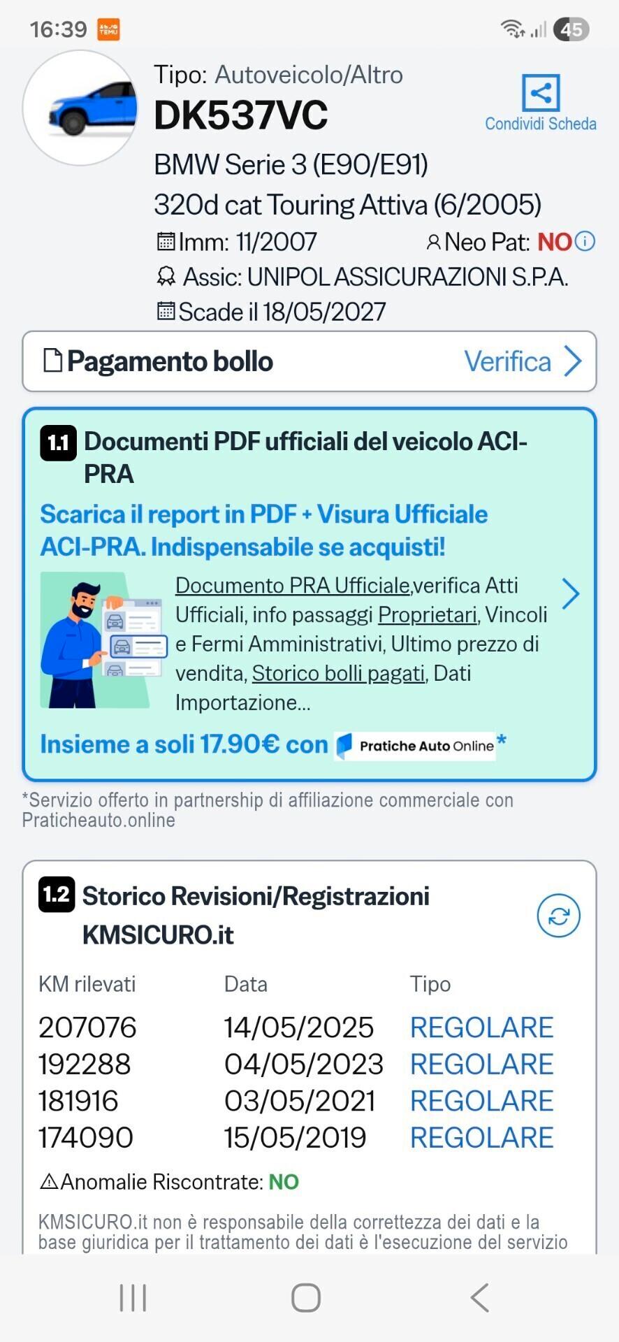 Bmw 320 320d Super prezzo vendiamo urgente