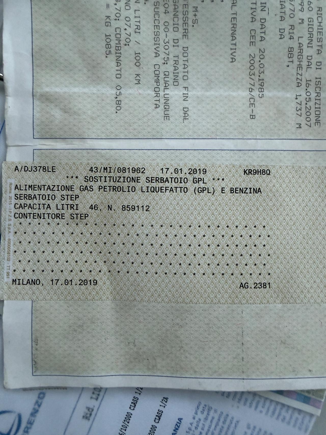 Opel Corsa 1.2 benzina-GPL EURO4 NEOPATENTATI