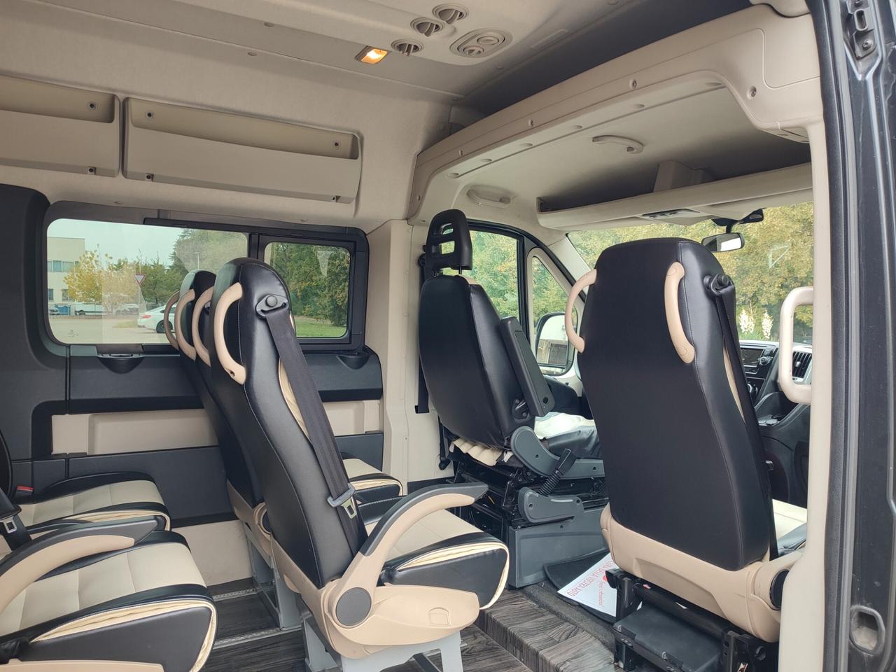 FIAT DUCATO 2018 A METANO 9POSTI PEDANA DISABILI EURO6D