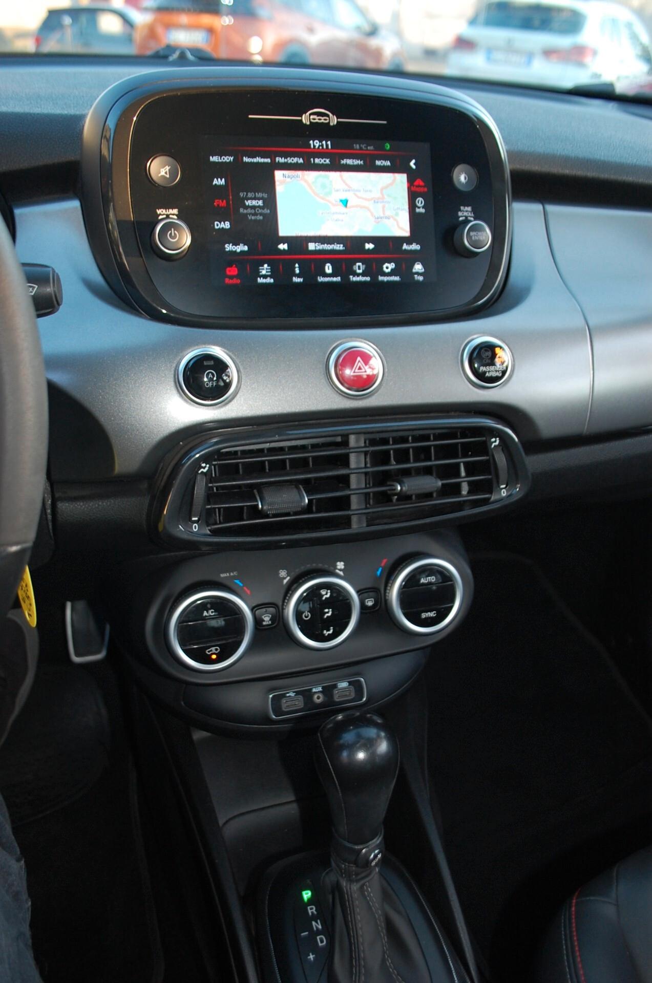 Fiat 500X 1.6 mjt Sport 4x2 120CV dct Uff Italy Led Nav