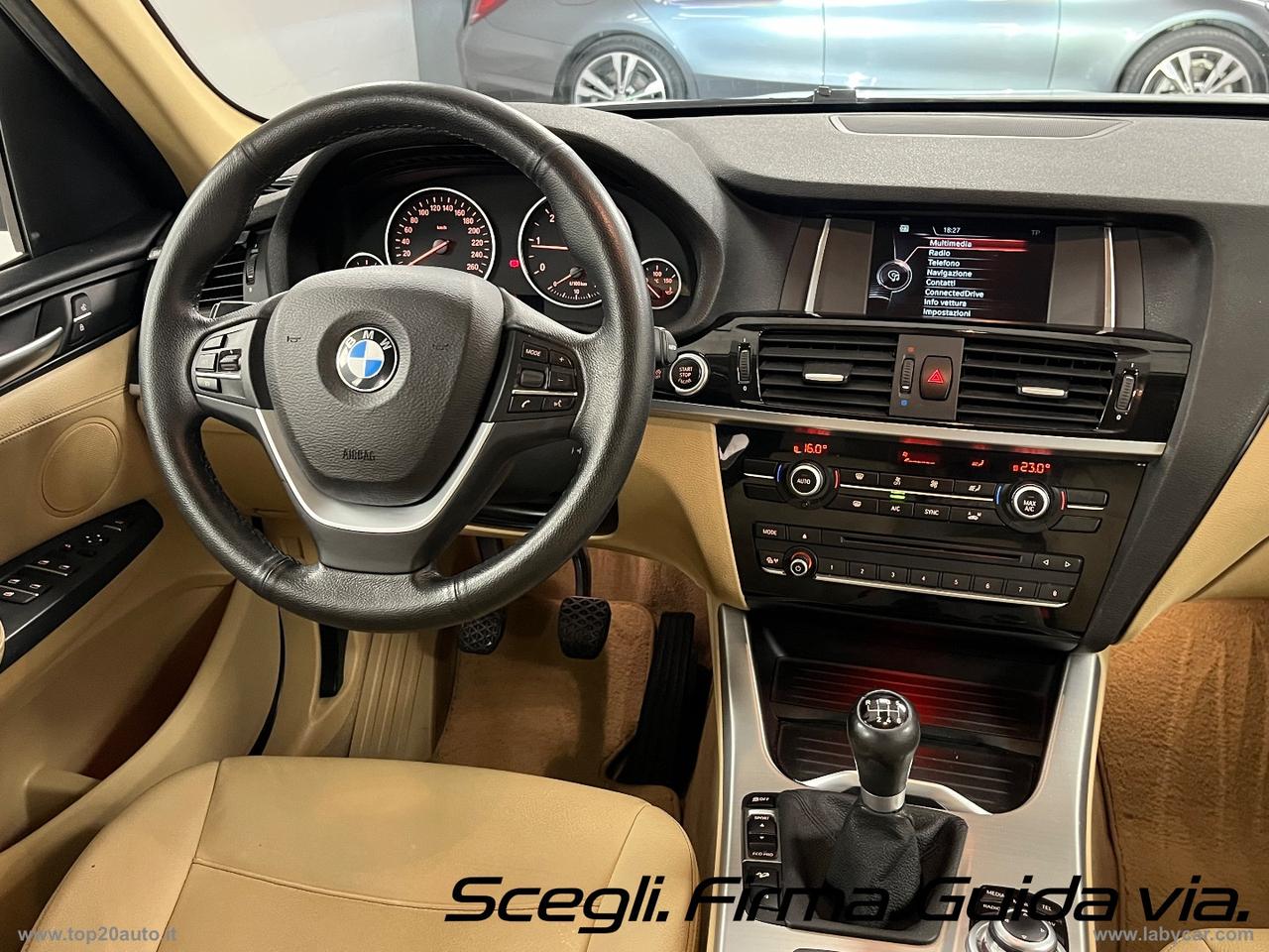 BMW X3 XDrive20d XLine|PELLE TOTALE|8 GOMME