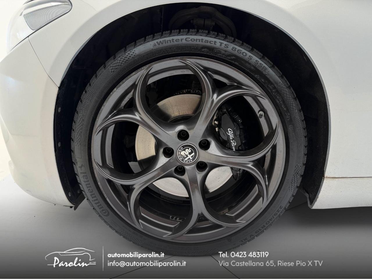 Alfa Romeo Giulia 2.2 t Veloce Q4 210 cv auto Bianco Lunare