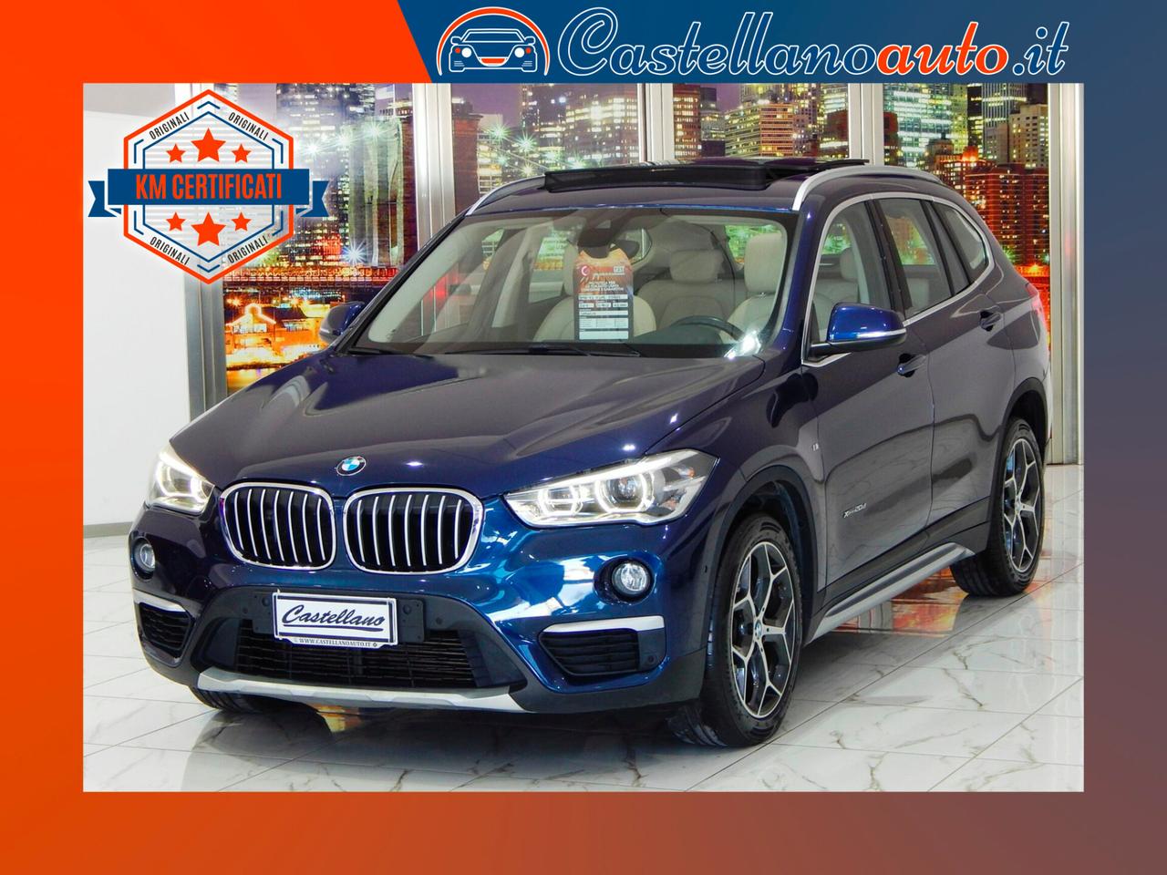 BMW X1 xdrive20d xLine Aut. TETTO-NAVI-PELLE-PARK-XENON