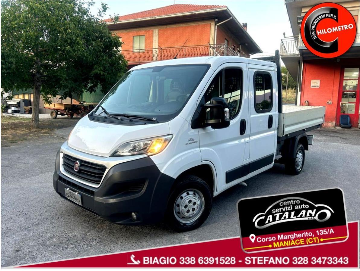 FIAT Ducato 35 MH1 2.0 M-JET CASSONE DOPPIA CABINA 7 PTI-2018