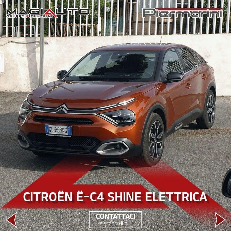 Citroën e-C4 motore elettrico 136 CV Shine