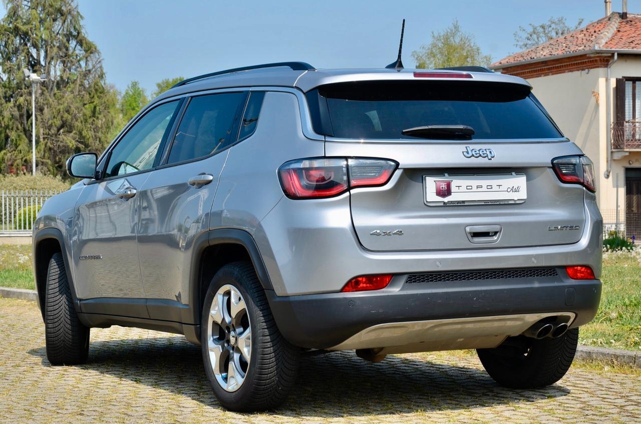 JEEP COMPASS 2.0 MJT LIMITED 4wd 140cv AUTO, UFF ITALIANA, SERVICE CON FATTURE, EURO 6B, PERMUTE
