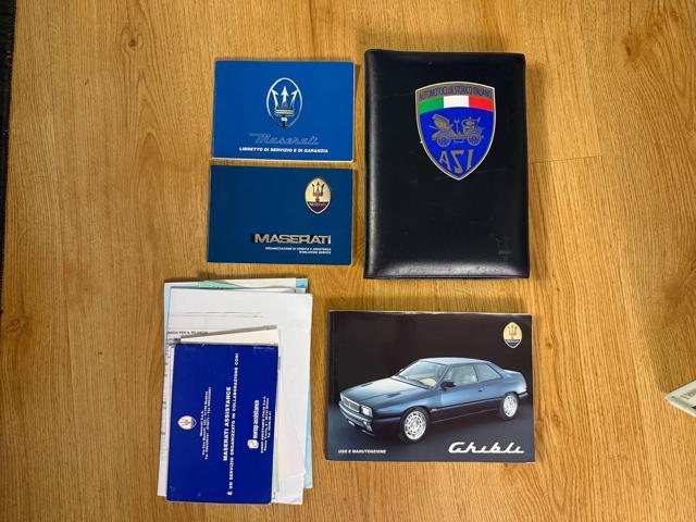 MASERATI Ghibli 306CV Italiana/Libretto Tagliandi/Targhe Originali