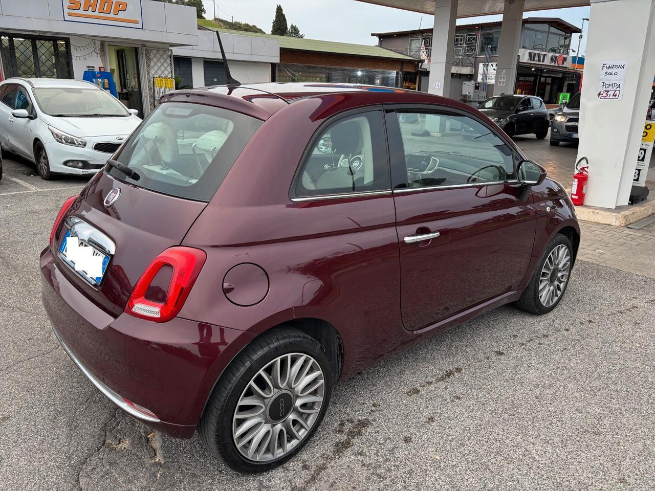 Fiat 500 1.2 Lounge STUPENDA, PANORAMA, CERCHI IN LEGA, CLIMA AUTOMATICO, VOLANTE MULTIFUNZIONE!!!