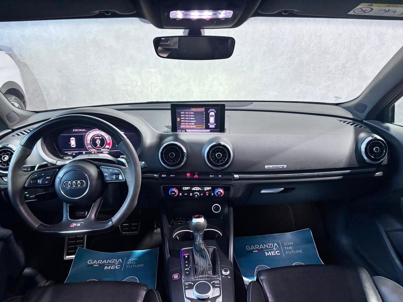 Audi RS3 Virtual Cockpit Sedili RS