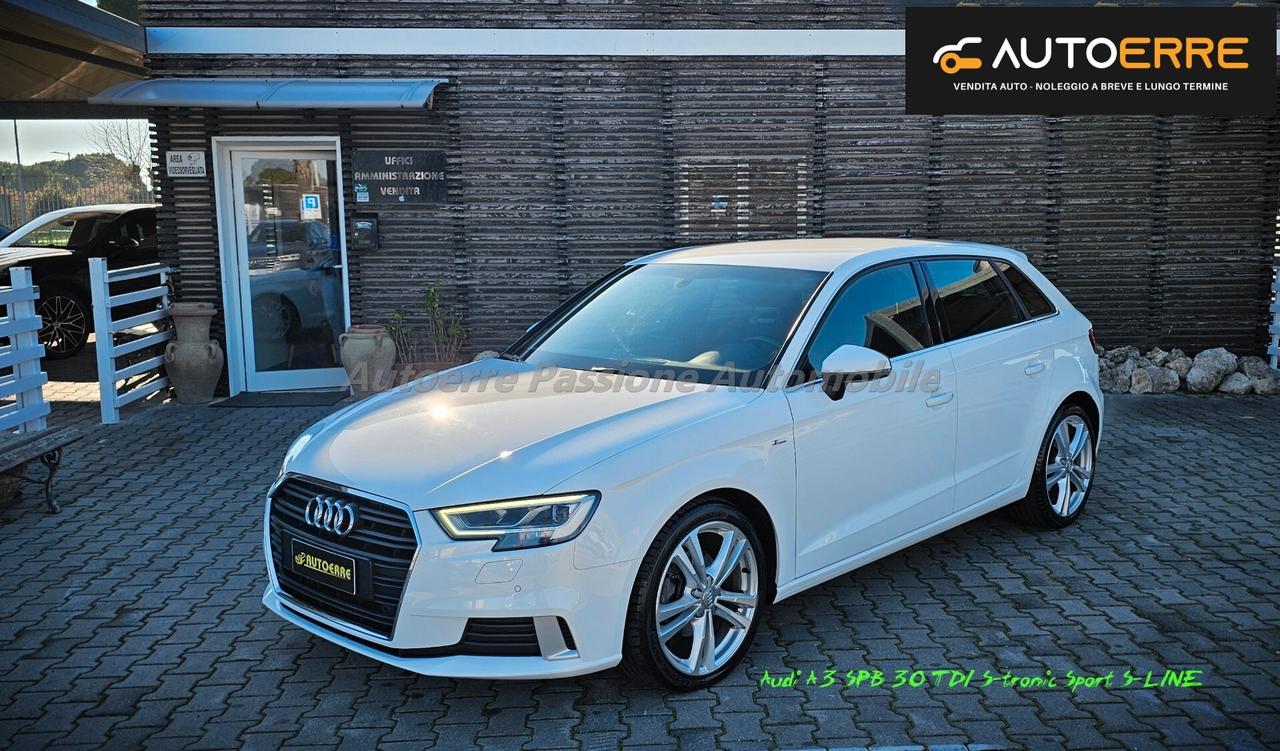 AUDI A3 SPB 30 Tdi S-tronic Sport S-Line