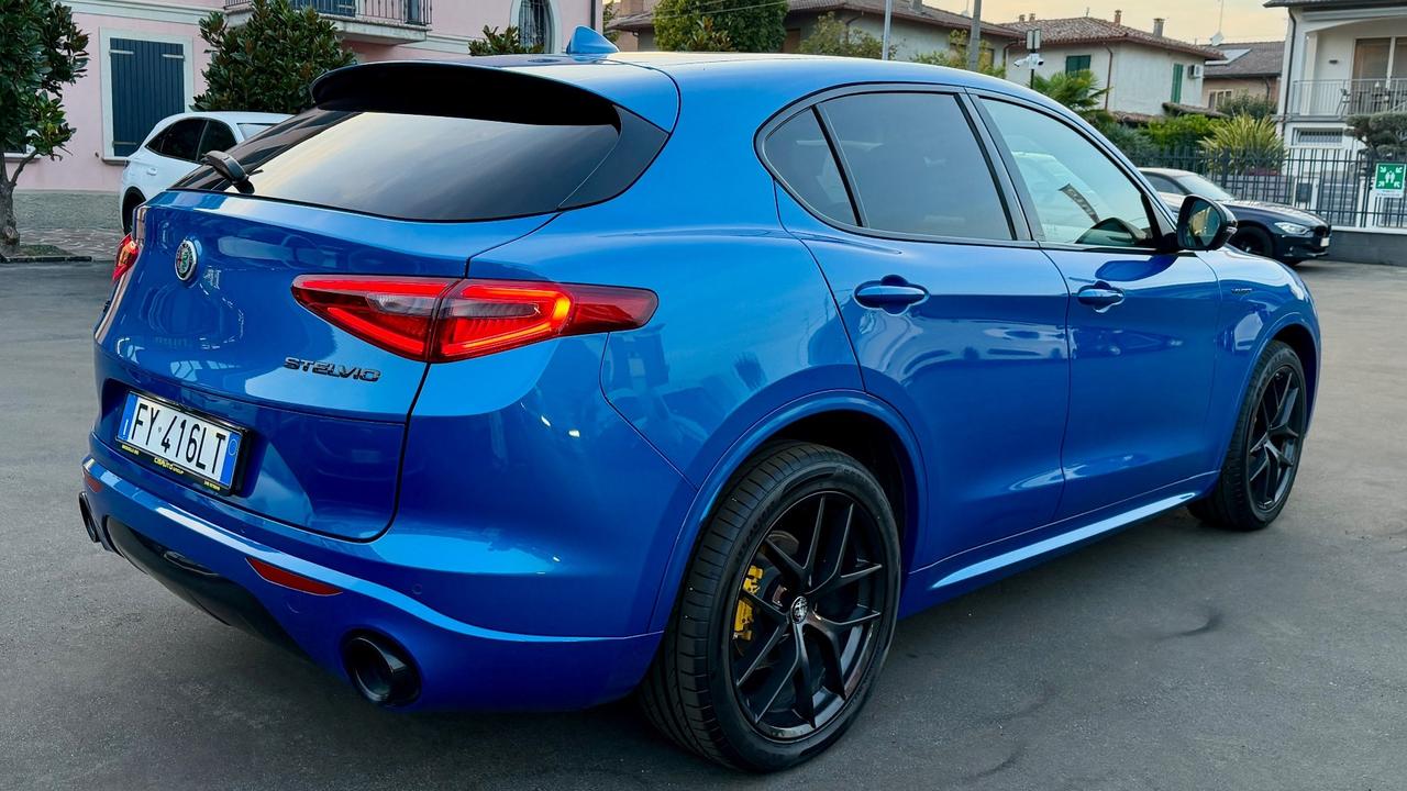 ALFA ROMEO STELVIO Q4 MY20 2.2 VELOCE TURBODIESEL AT8 210 CV - VOLANTE E SEDILI IN PELLE RISCALDABILI, FULL LED