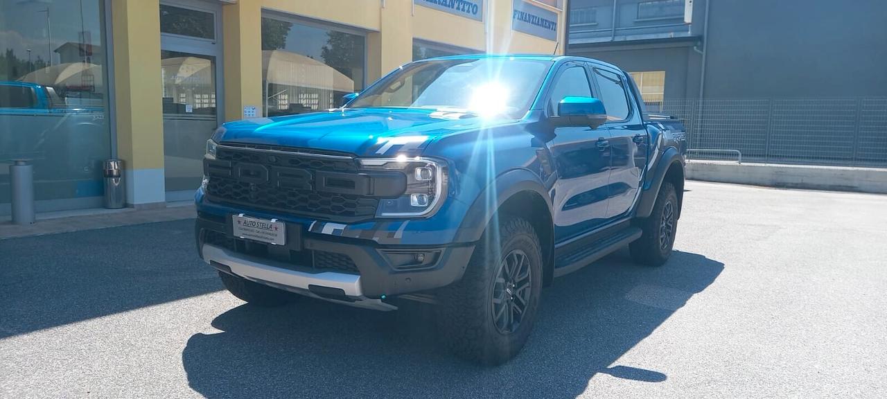 Ford Ranger Raptor Performance CC. 2.000 CV. 210 Ecoblue Turbodiesel Euro 6D 4WD DC 5 Porte 5 Posti Autocarro 1a Imm.ne Nov. 2023 SOLO 11.090 KM..!!!
