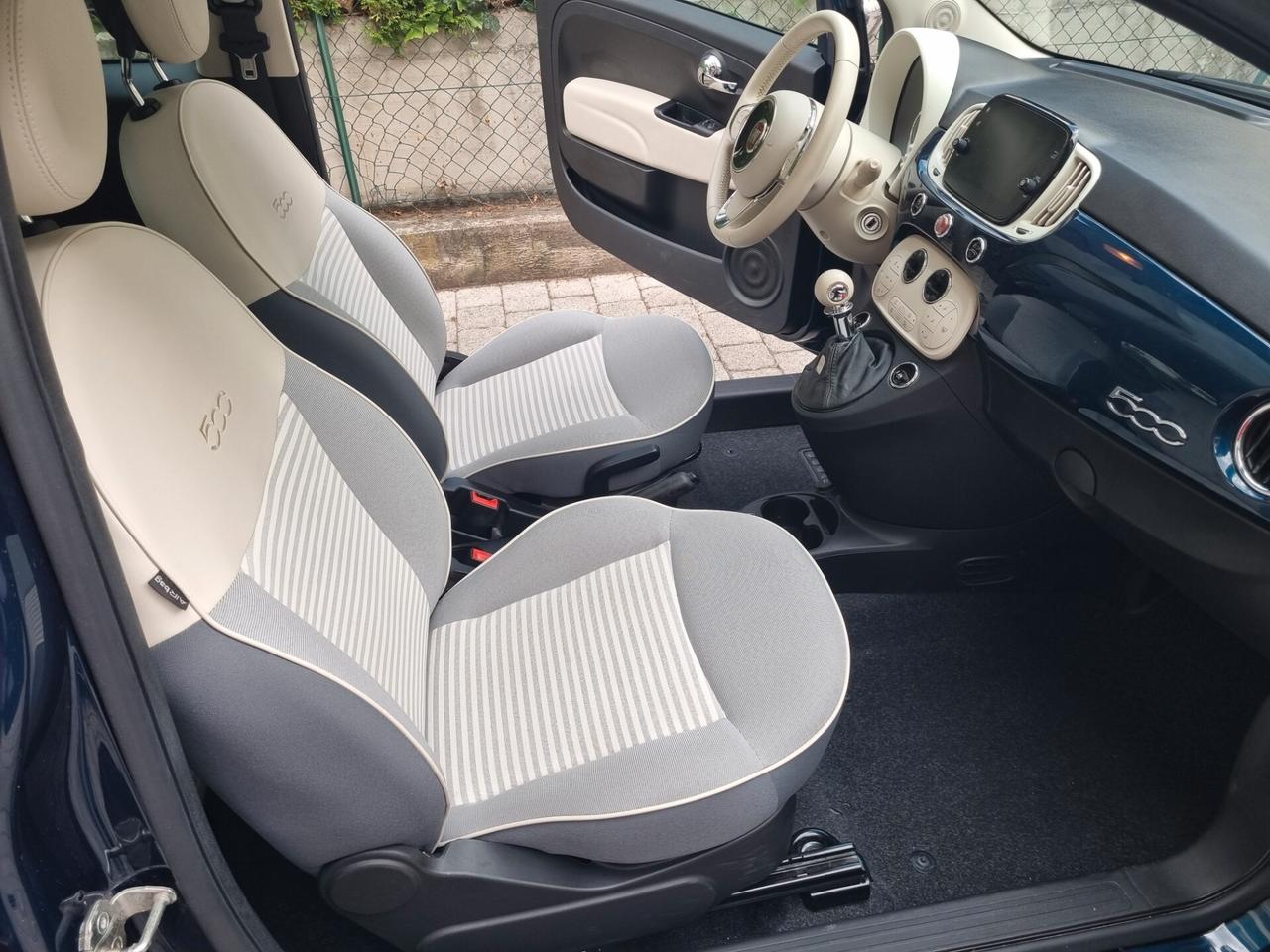 Fiat 500 collezione 1.2 69 cv anno 2018 km 61000