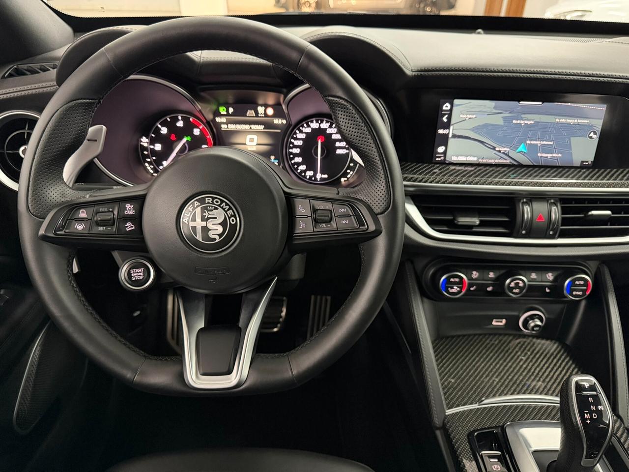Alfa Romeo Stelvio 2.2 TD 210 CV VELOCE Ti DISTRIBUZIONE OK CARBONIO